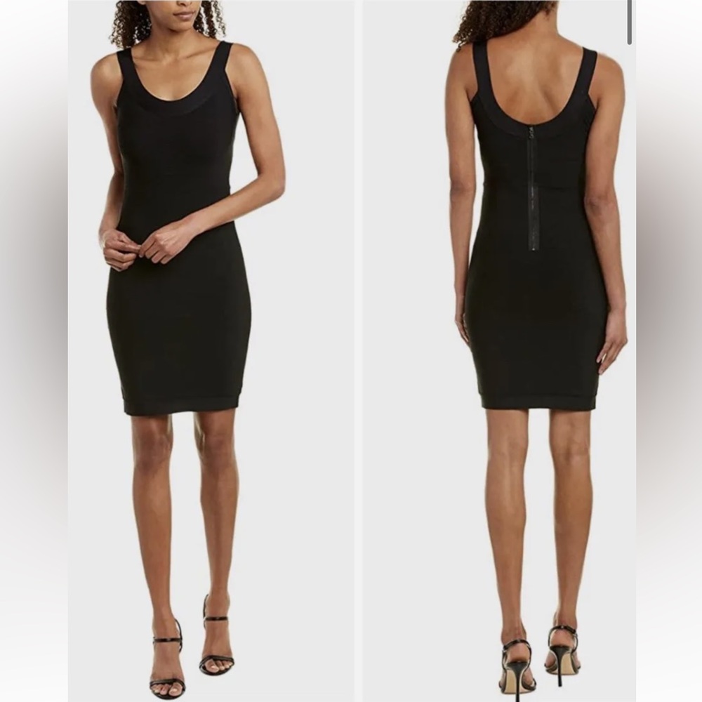 BCBGMAXAZRIA Coctail midi/mini scoop neck bandage dress slim fit Size XXS